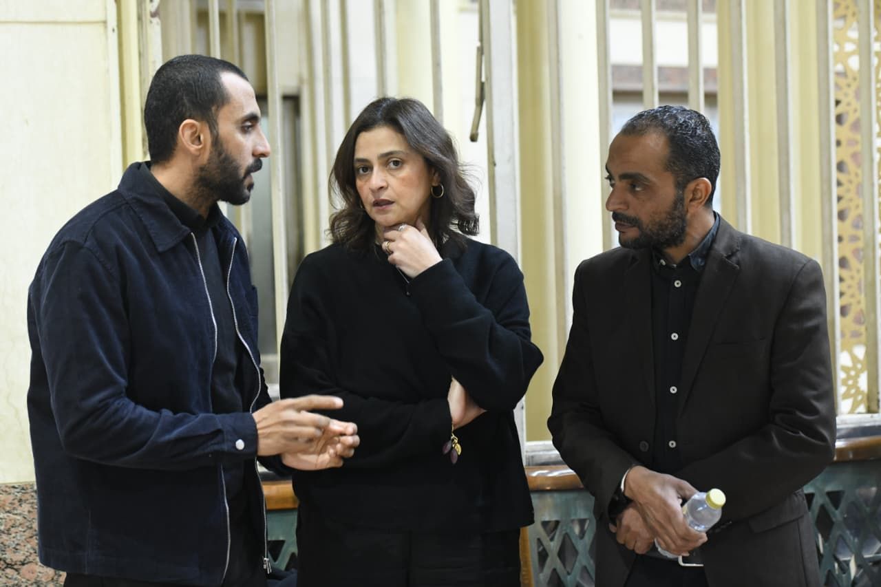 الكاتبة الصحفية علا الشافعى والكاتب الصحفى محمد أسعد الكاتبة الصحفية علا الشافعى والكاتب الصحفى محمد أسعد