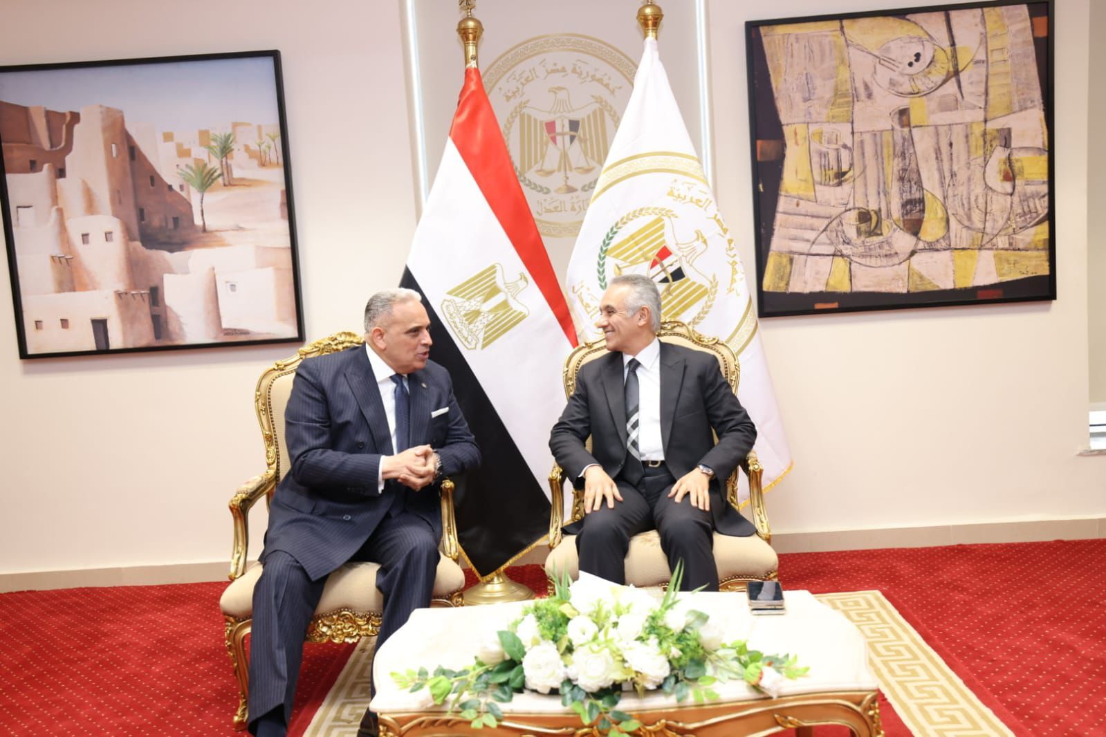 وزير العدل ورئيس نادى قضاة مصر وزير العدل ورئيس نادى قضاة مصر