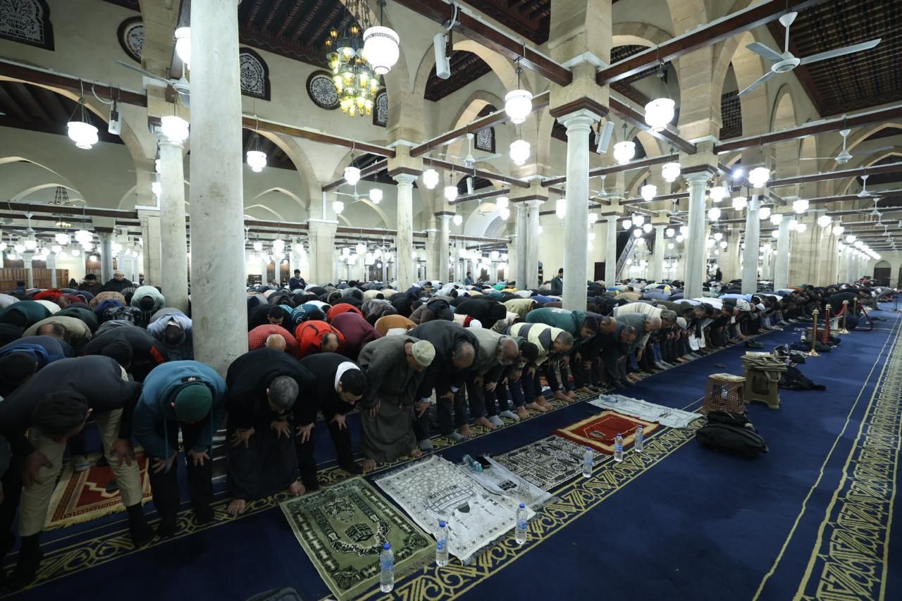 صلاة التراويح بالجامع الأزهر (2)