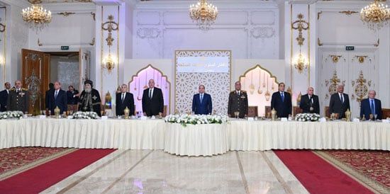 السيد الرئيس عبد الفتاح السيسي، رئيس الجمهورية، القائد الأعلى للقوات المسلحة، حفل الإفطار السنوي الذي أقامته القوات المسلحة السيد الرئيس عبد الفتاح السيسي، رئيس الجمهورية، القائد الأعلى للقوات المسلحة، حفل الإفطار السنوي الذي أقامته القوات المسلحة