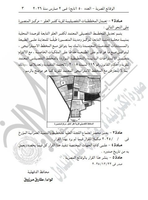 القرار فى الجريدة الرسمية (2) القرار فى الجريدة الرسمية (2)