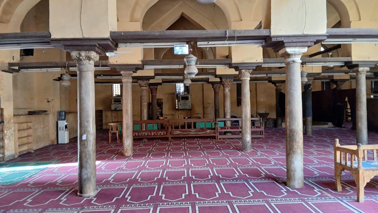 أعمدة المسجد العمري بقوص أعمدة المسجد العمري بقوص