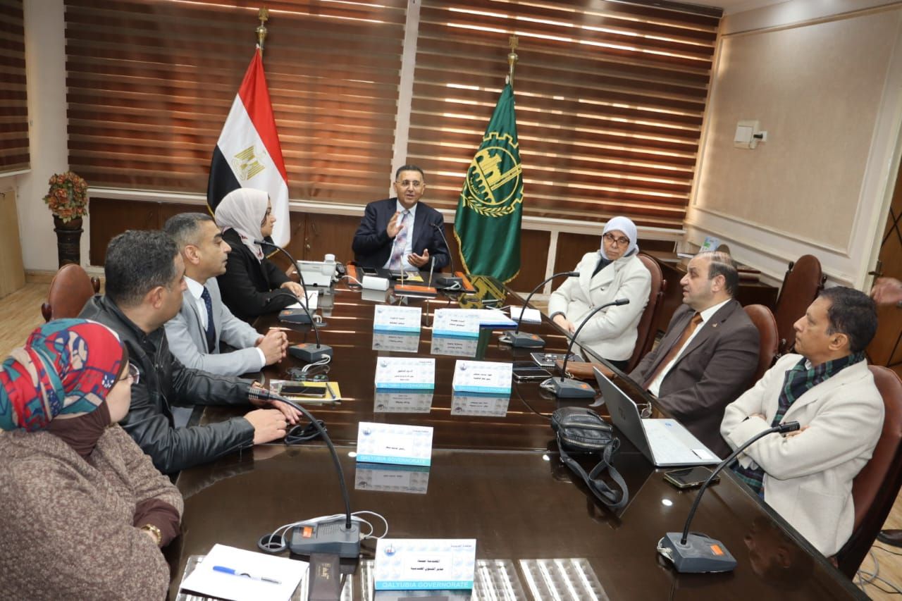 جانب من الاجتماع بالقليوبية جانب من الاجتماع بالقليوبية