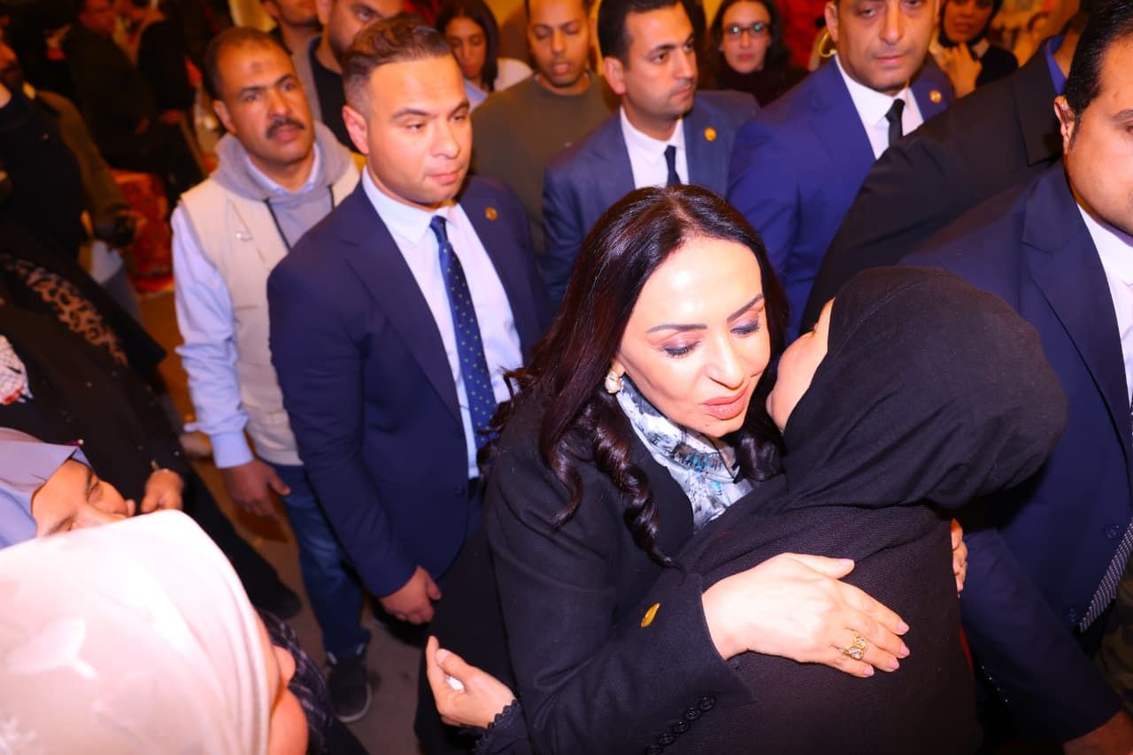 وصول وزيرة التضامن