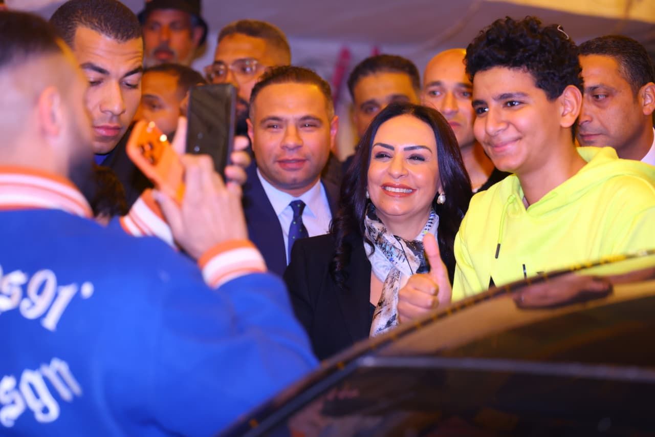 وزيرة التضامن تتفقد الاستعدادات النهائية لإفطار المطرية