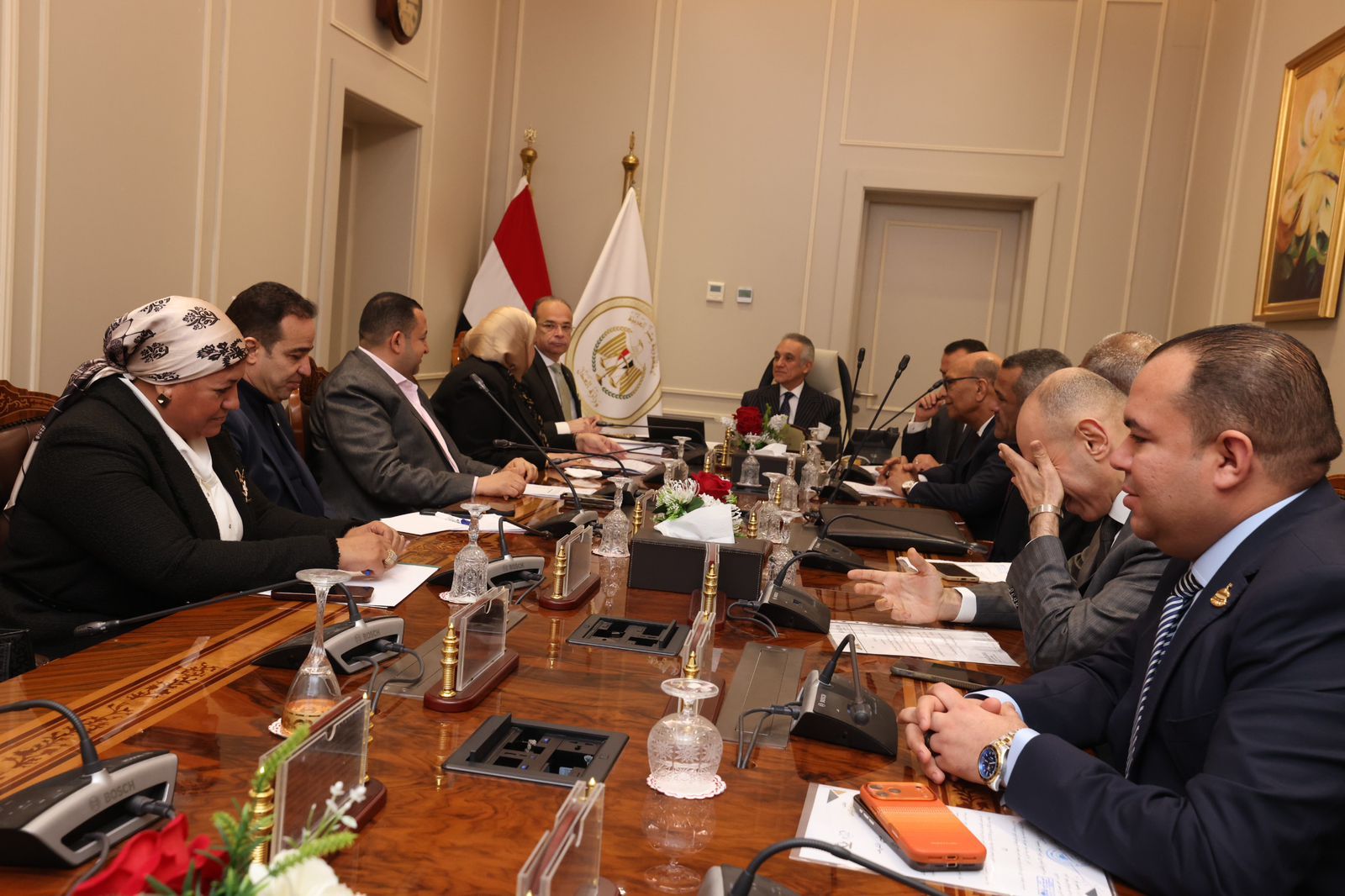 وزير العدل يستقبل عددا من أعضاء مجلسي النواب والشيوخ (1) وزير العدل يستقبل عددا من أعضاء مجلسي النواب والشيوخ (1)