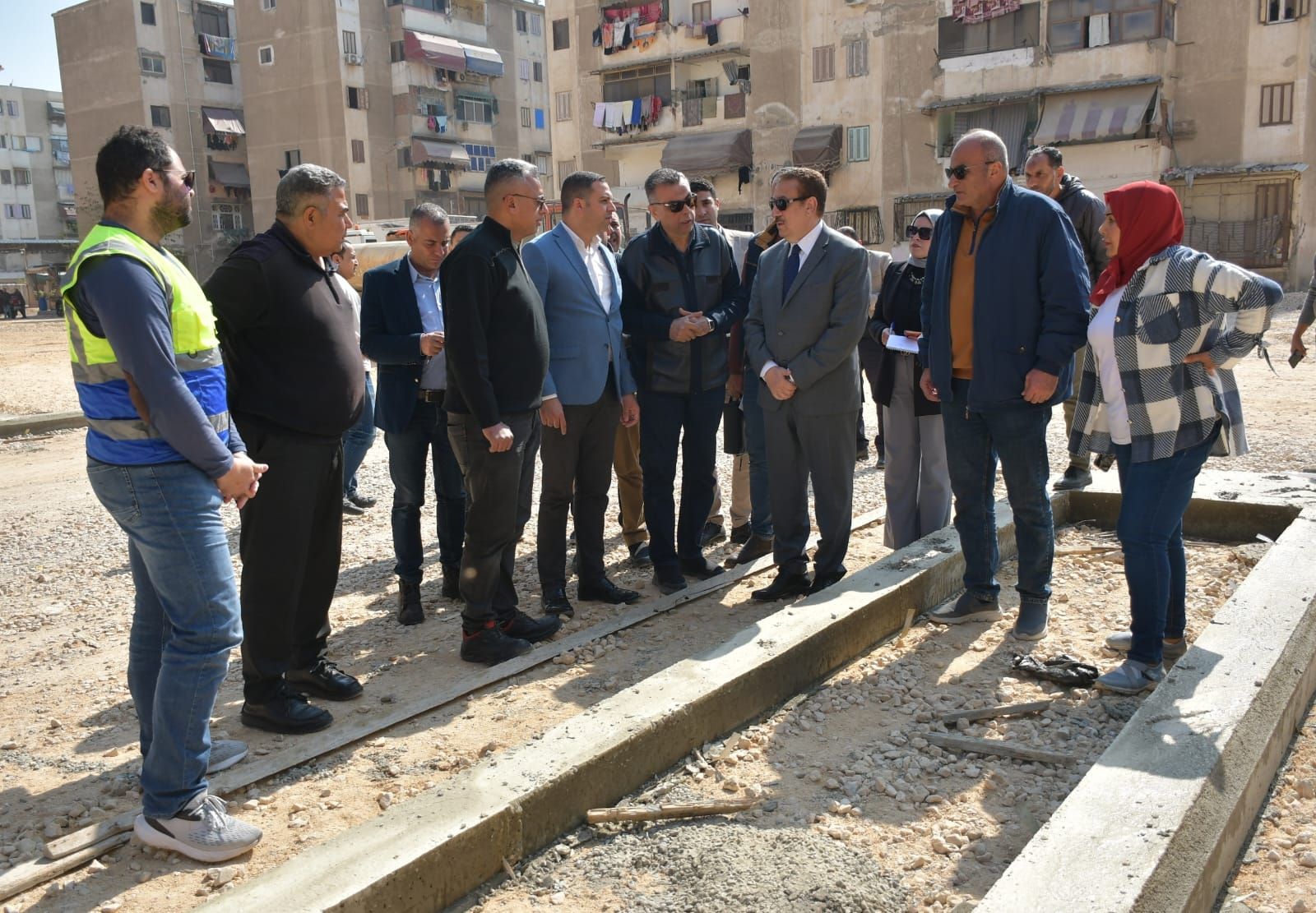 المحافظ يتابع اعمال التطوير المحافظ يتابع اعمال التطوير