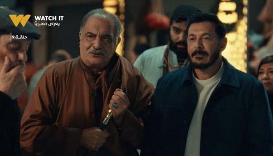 النجم مصطفى شعبان والفنان رياض الخولي النجم مصطفى شعبان والفنان رياض الخولي