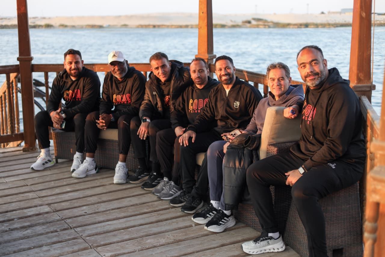 حسنى عبدربه أثناء حفلة الإفطار حسنى عبدربه أثناء حفلة الإفطار