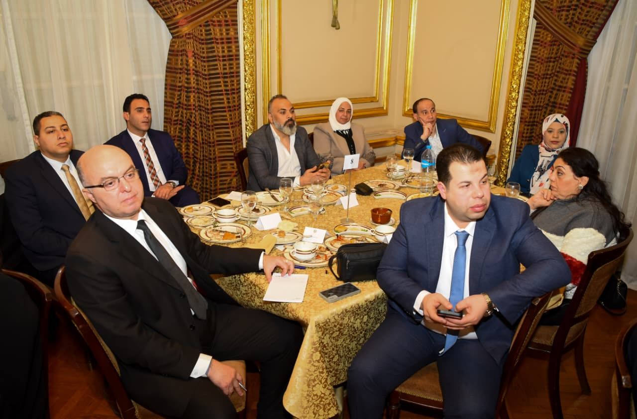 المحررون الدبلوماسيون المعتمدون في حفل افطار وزير الخارجية