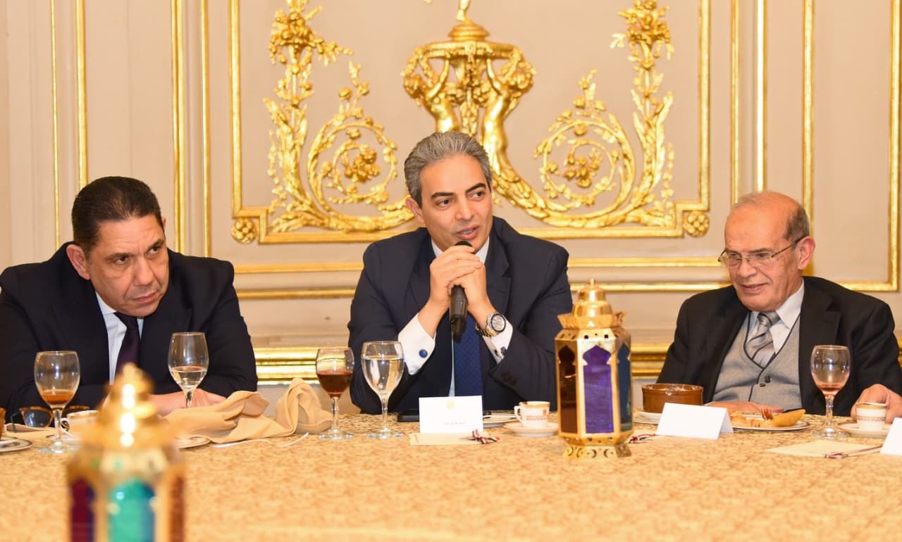 نقيب الإعلاميين خلال حديثه