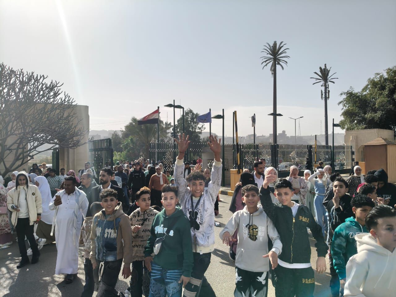 احتفالات عيد الفطر بحديقة الأزهر