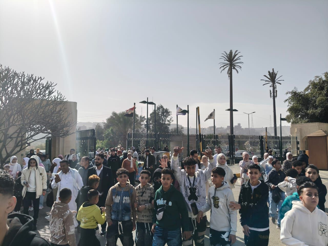 حديقة الأزهر تفتح أبوابها لاستقبال الزائرين