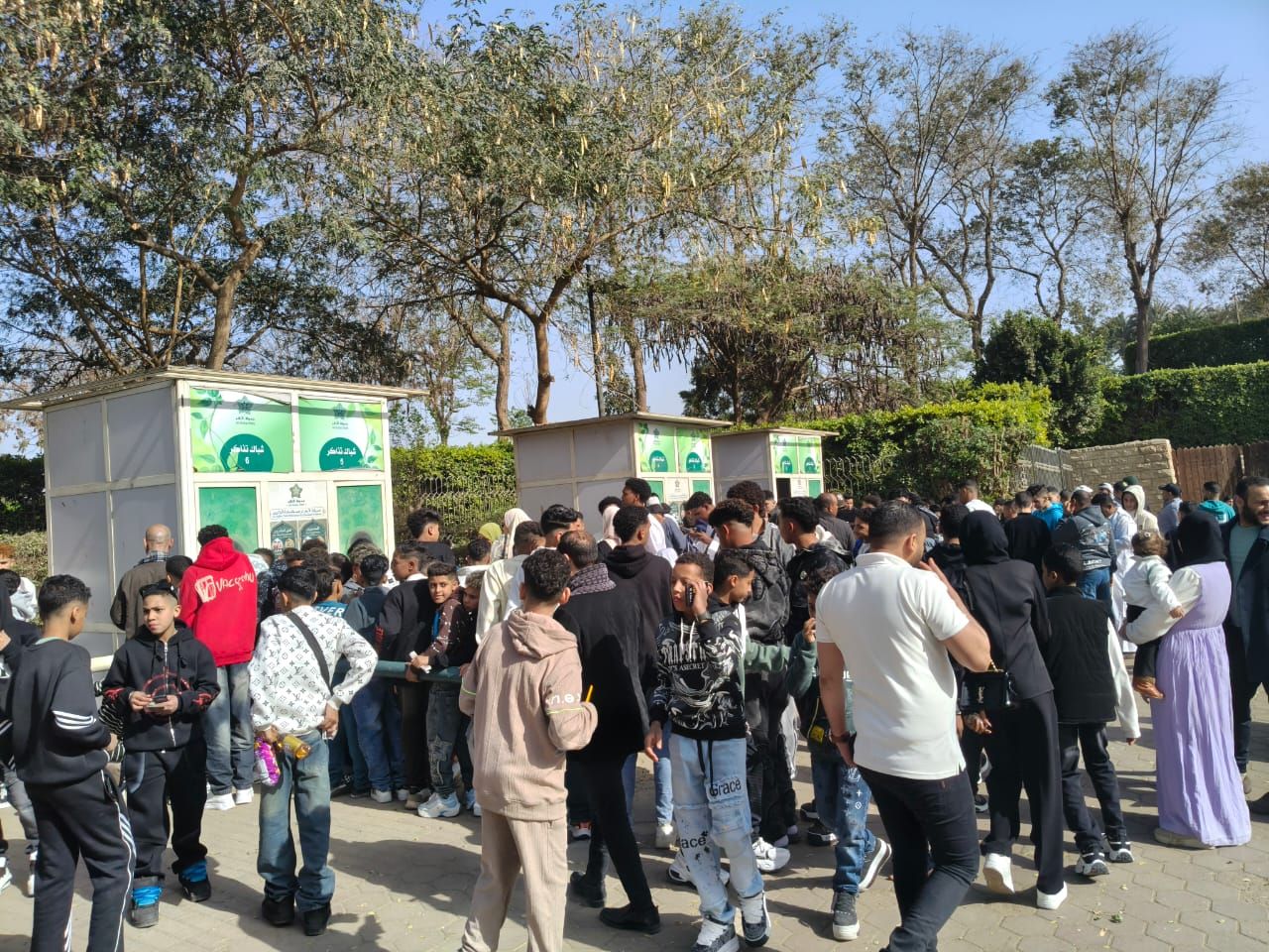 حديقة الأزهر تفتح أبوابها لاستقبال الزائرين