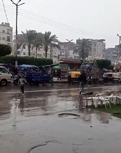 هطول أمطار غزيرة بدسوق هطول أمطار غزيرة بدسوق