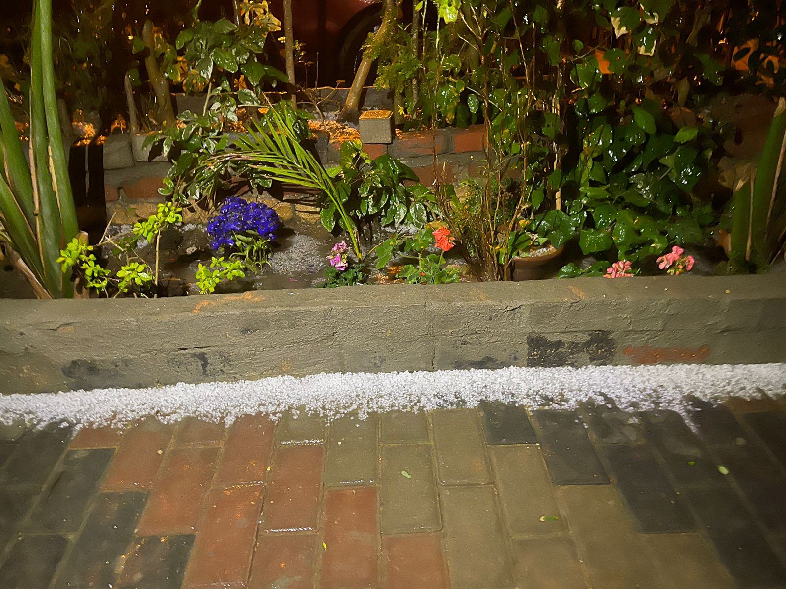 سقوط حبات البرد سقوط حبات البرد