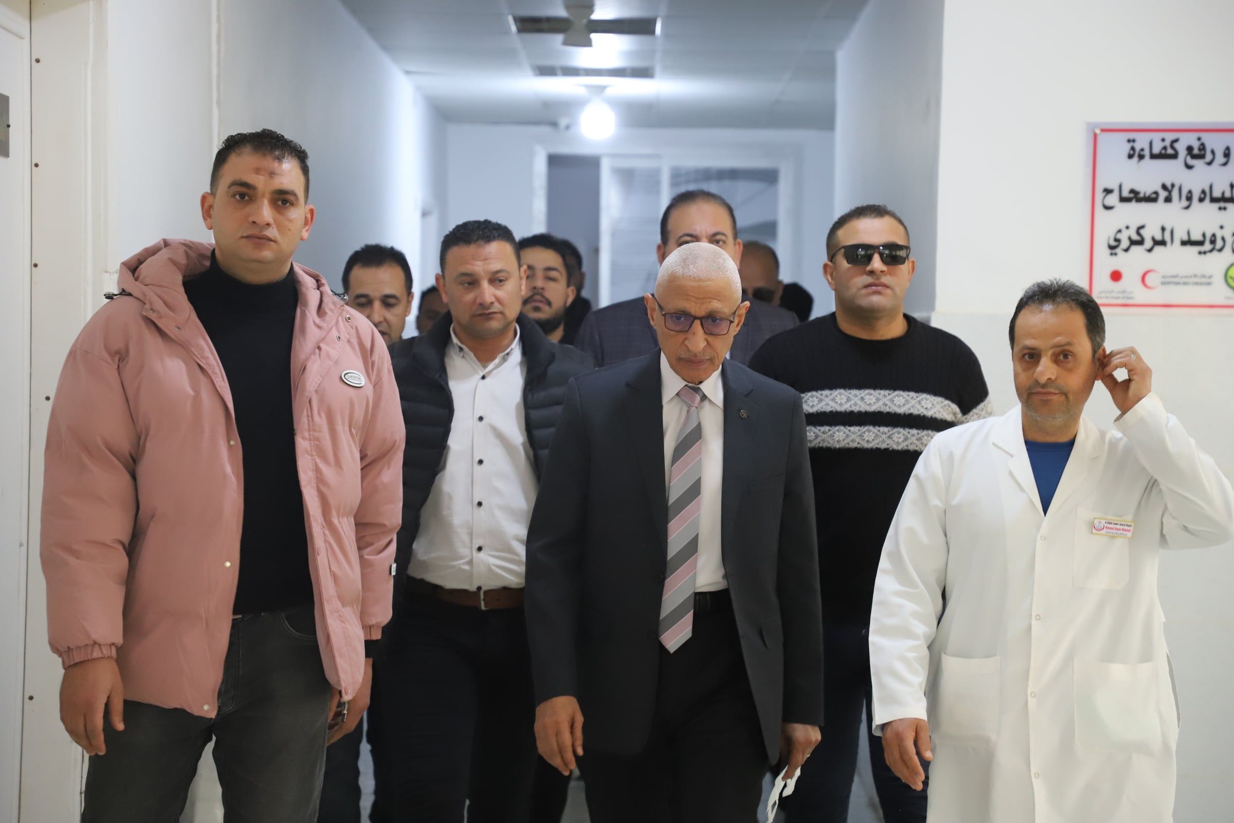 تفقد مستشفي الشيخ زويد تفقد مستشفي الشيخ زويد