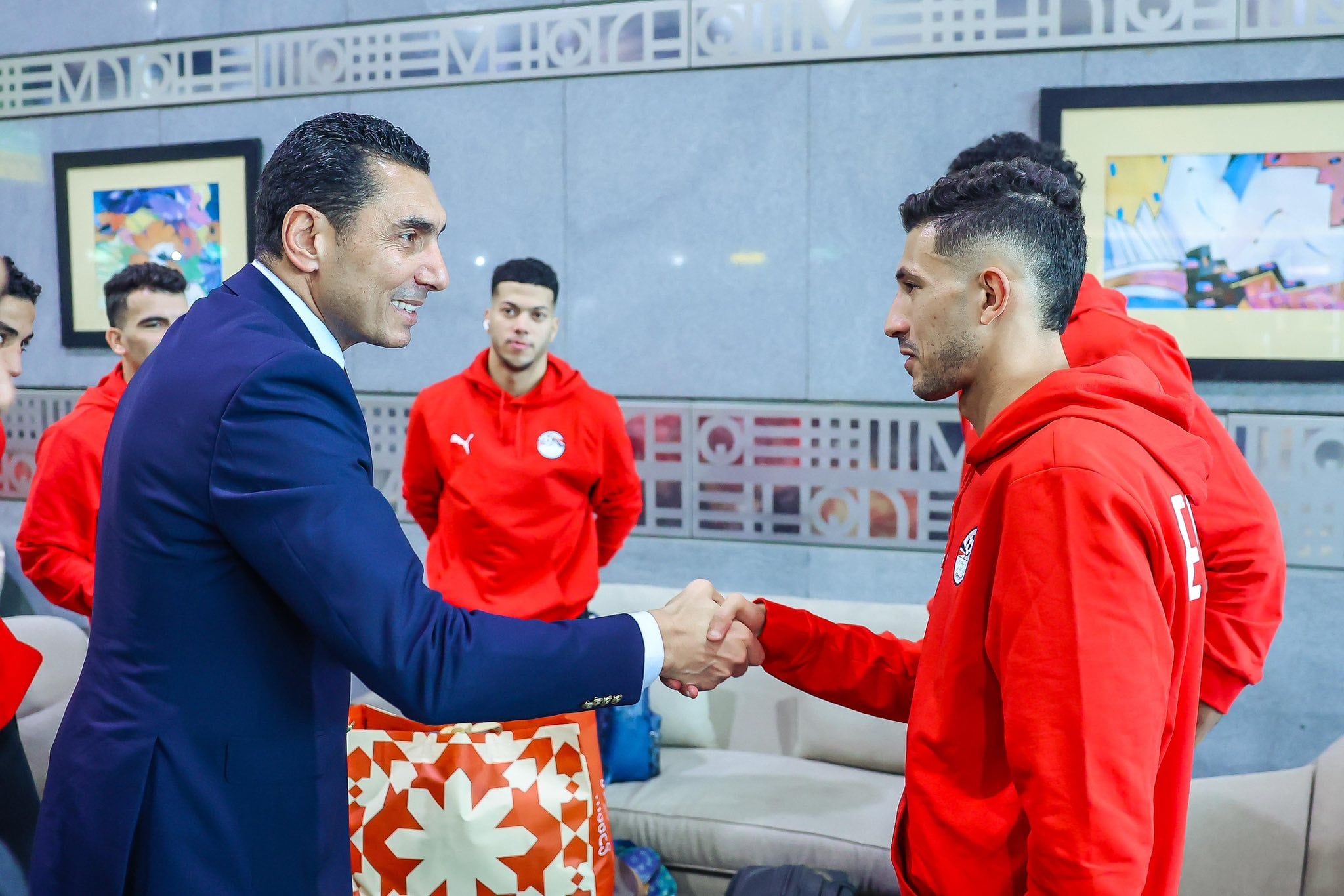 وزير الرياضة وأحمد فتوح وزير الرياضة وأحمد فتوح