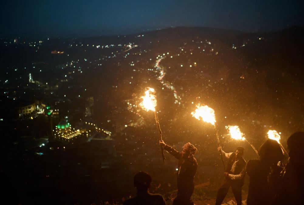 يحتفل الأكراد في شمال العراق بعيد النوروز، في صور فوتوغرافية (5) يحتفل الأكراد في شمال العراق بعيد النوروز، في صور فوتوغرافية (5)