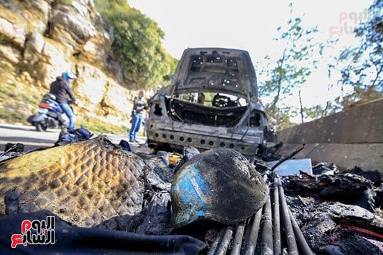 دمار كبير من شدة القصف دمار كبير من شدة القصف