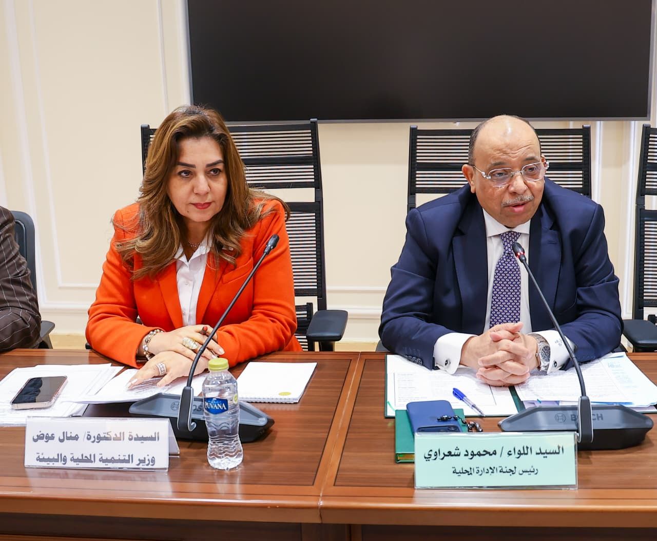 لقاء وزيرة التنمية المحلية لقاء وزيرة التنمية المحلية