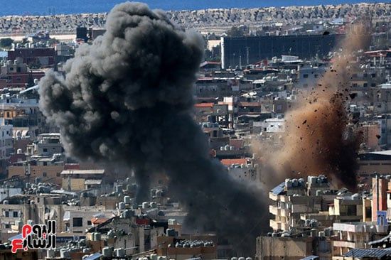 الطيران الحربى الإٍسرائيلى يشن غارات على جنوب لبنان الطيران الحربى الإٍسرائيلى يشن غارات على جنوب لبنان