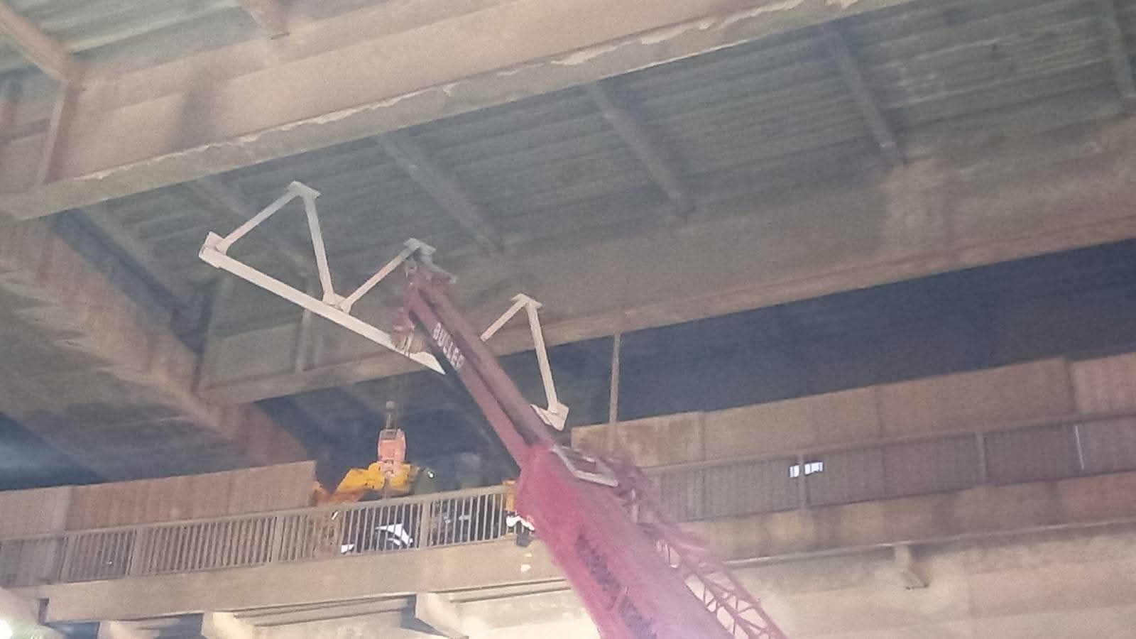 تدعيم وصيانة شاملة لباكيات كوبري 6 أكتوبر (2) تدعيم وصيانة شاملة لباكيات كوبري 6 أكتوبر (2)