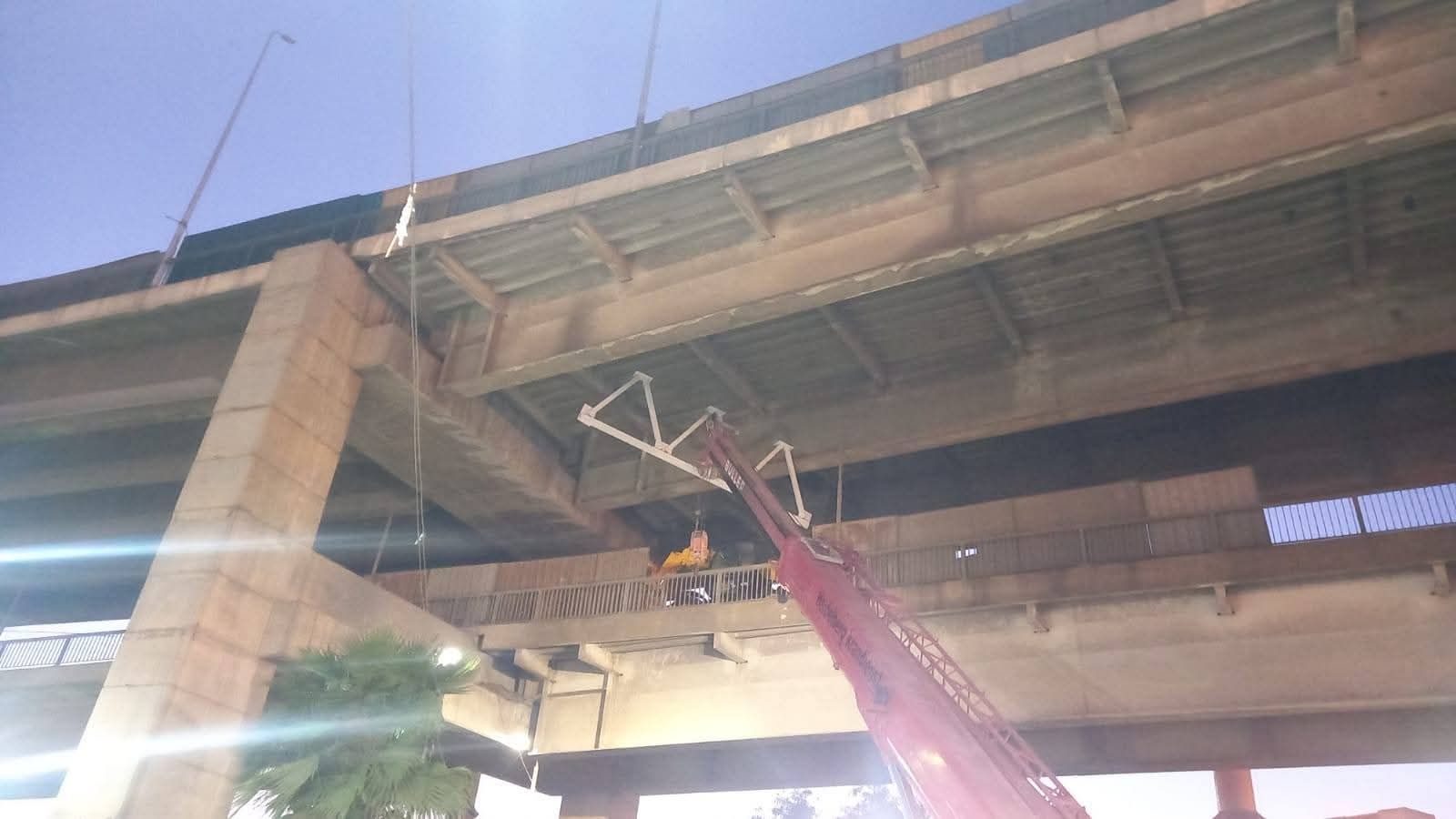 تدعيم وصيانة شاملة لباكيات كوبري 6 أكتوبر (5) تدعيم وصيانة شاملة لباكيات كوبري 6 أكتوبر (5)