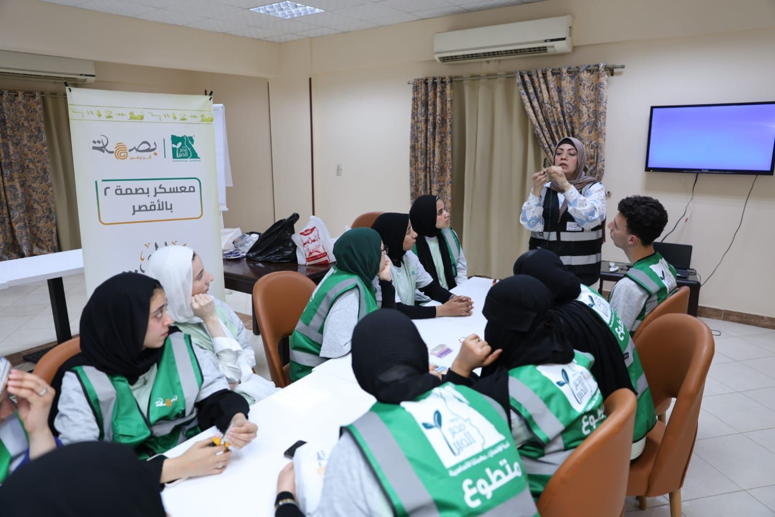 مصر الخير تطلق معسكر بصمة 2 لإعداد القادة لشباب المحافظات (1) مصر الخير تطلق معسكر بصمة 2 لإعداد القادة لشباب المحافظات (1)