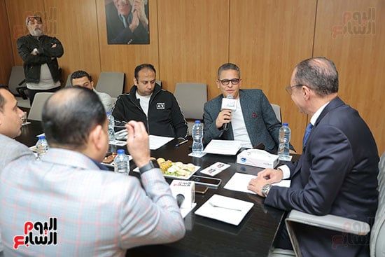 جانب من ندوة الدكتور شريف باشا باليوم السابع جانب من ندوة الدكتور شريف باشا باليوم السابع