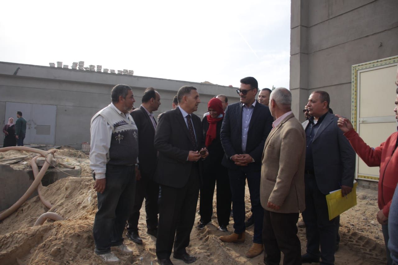 تفقد محطة الصرف تفقد محطة الصرف