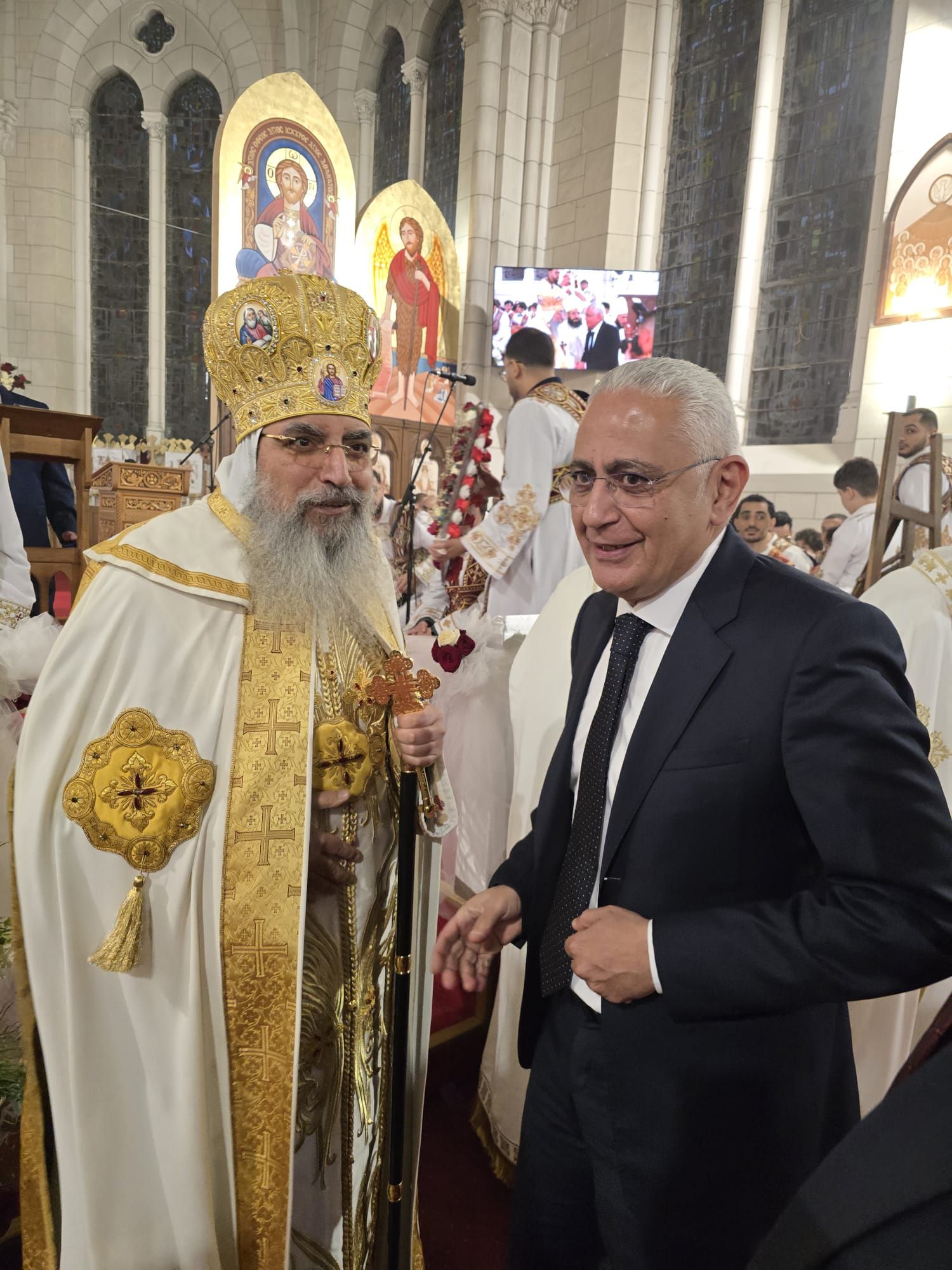 السفير طارق دحروج خلال الق السفير طارق دحروج خلال الق