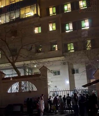 حريق محدود بسطح وبدورم مستشفى قصر العينى حريق محدود بسطح وبدورم مستشفى قصر العينى