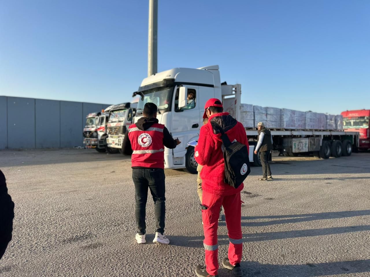 مصر تمد غزة بـ 155 ألف سلة غذائية مصر تمد غزة بـ 155 ألف سلة غذائية