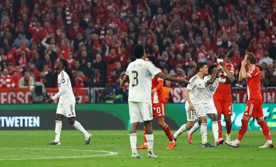 بايرن ميونيخ وريال مدريد فى مباراة دورى أبطال أوروبا بايرن ميونيخ وريال مدريد فى مباراة دورى أبطال أوروبا
