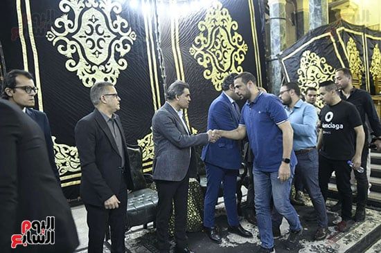 محمود سعد الدين يتلقي واجب العزاء في حماه محمود سعد الدين يتلقي واجب العزاء في حماه