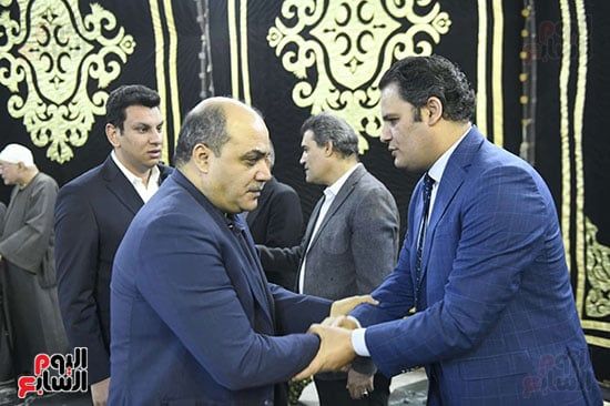 الإعلامى محمد الباز يقدم واجب العزاء الإعلامى محمد الباز يقدم واجب العزاء