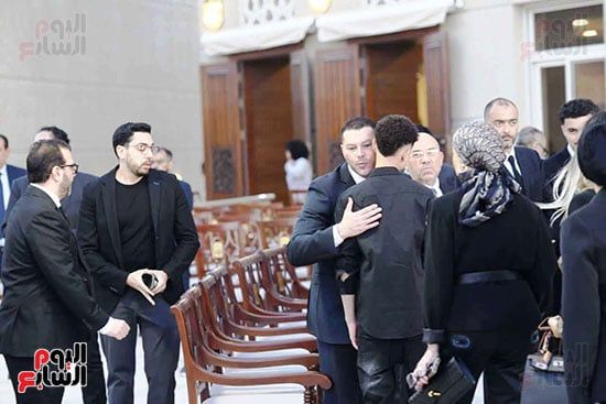 جانب من عزاء هانى شاكر جانب من عزاء هانى شاكر