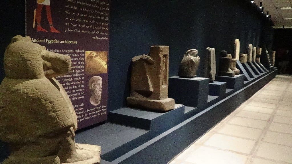 متحف اثار مطروح - قاعة العرض الرئيسية متحف اثار مطروح - قاعة العرض الرئيسية