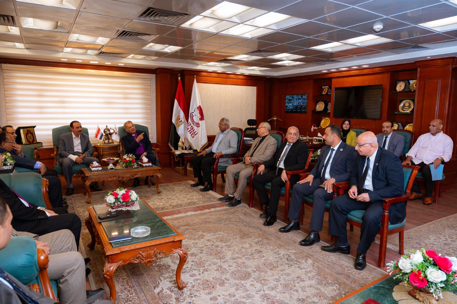 جانب من لقاء دكتور أندريه زكى جانب من لقاء دكتور أندريه زكى
