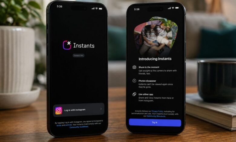 إنستاجرام تطلق رسميًا تطبيق Instants لمشاركة الصور مؤقتًا