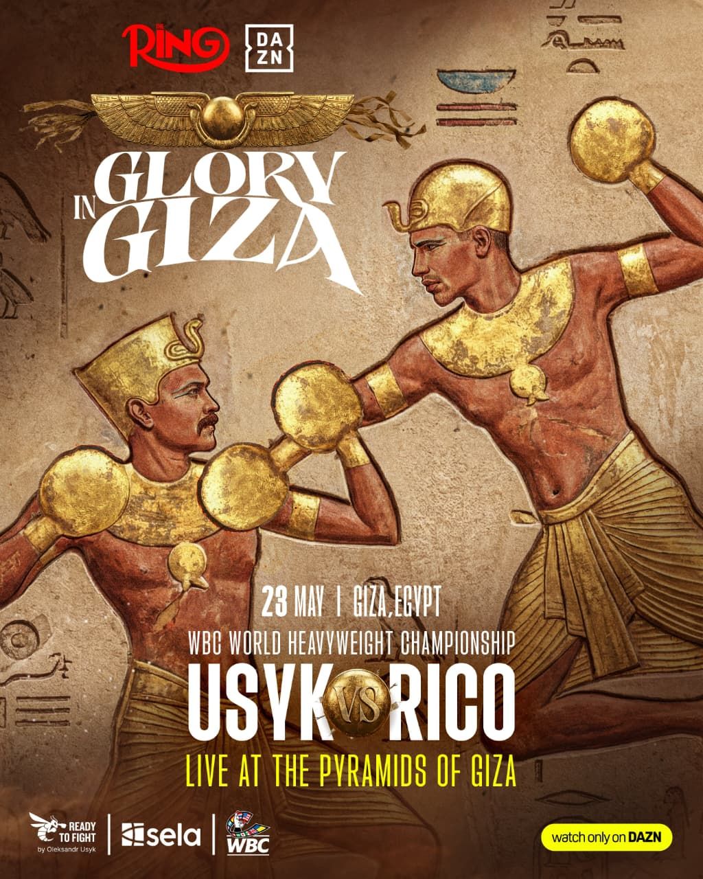 بطل العالم Oleksandr Usyk يصل القاهرة (1)