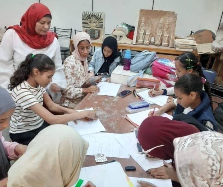متحف التحنيط بالأقصر ينظم ورشة فنية بعنوان تعليم اللغة المصرية القديمة متحف التحنيط بالأقصر ينظم ورشة فنية بعنوان تعليم اللغة المصرية القديمة