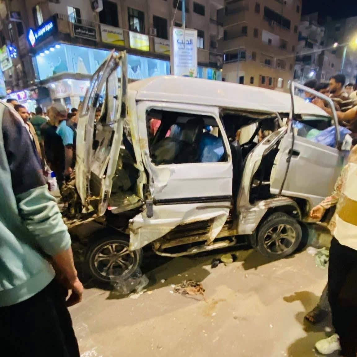 تحطم عدد من السيارات بمطروح تحطم عدد من السيارات بمطروح