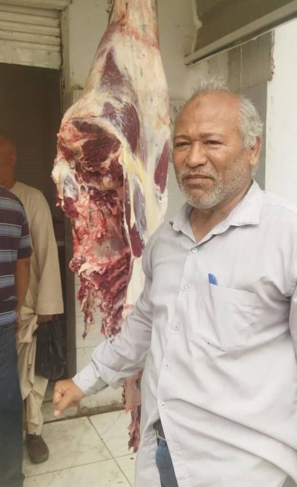 ضبط 120 كيلو لحوم بلدية مذبوحة خارج المجازر ضبط 120 كيلو لحوم بلدية مذبوحة خارج المجازر