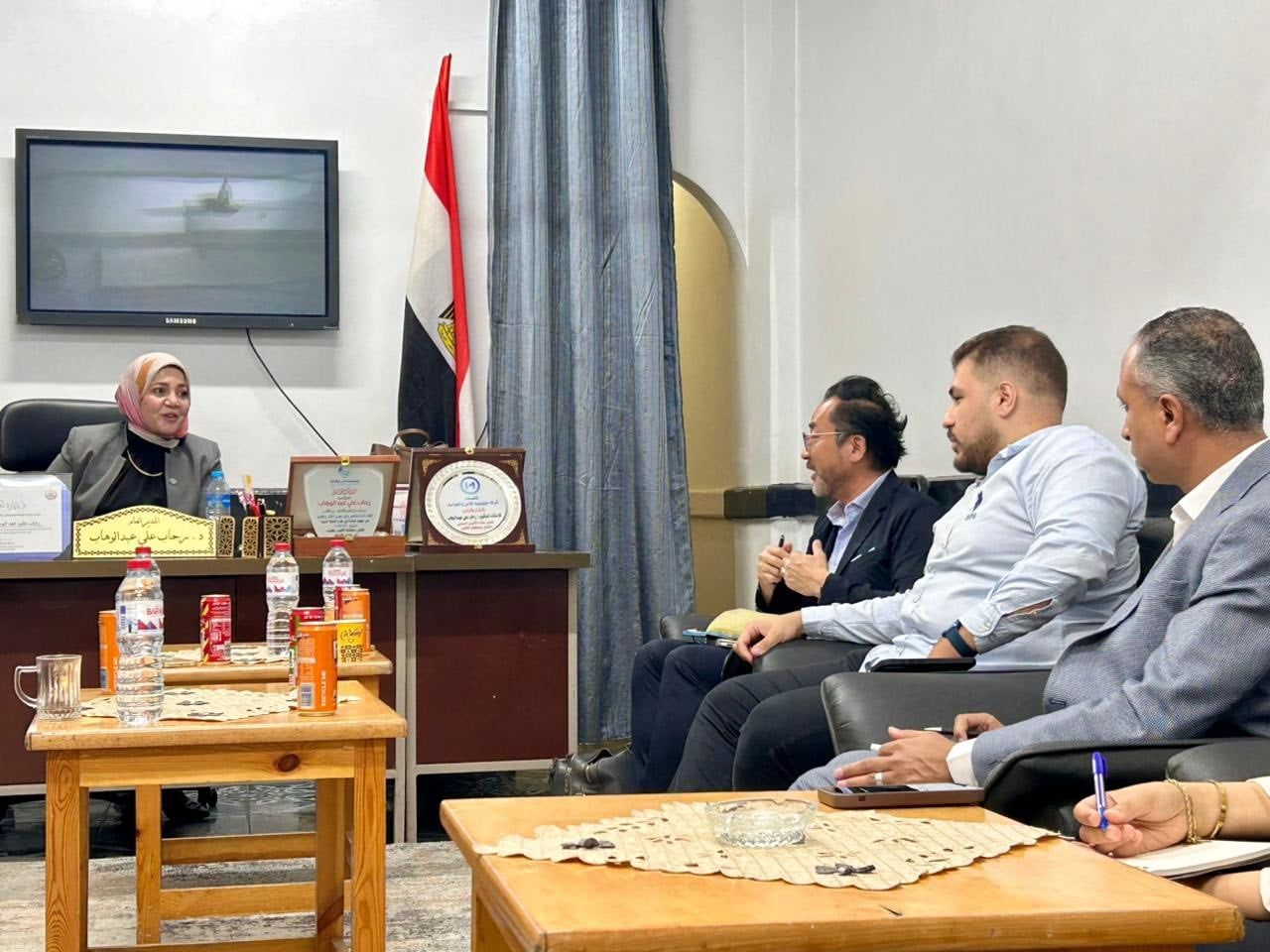 لقاء وفد منظمة التعاون الدولي اليابانية لبحث تطوير القطاع الصحى لقاء وفد منظمة التعاون الدولي اليابانية لبحث تطوير القطاع الصحى