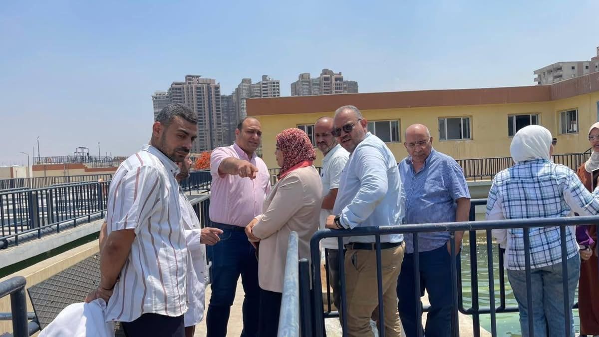 رئيس مياه الجيزة يتابع انتظام العمل بالمحطات رئيس مياه الجيزة يتابع انتظام العمل بالمحطات