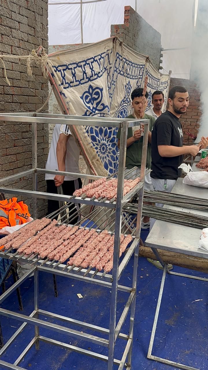 اعداد وتجهيز الكفتة اعداد وتجهيز الكفتة