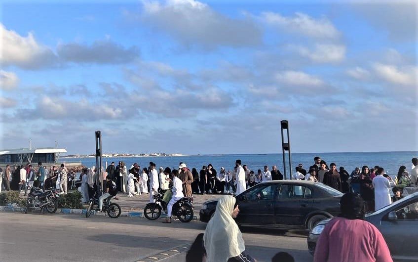 كورنيش مطروح صباح العيد كورنيش مطروح صباح العيد