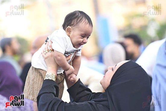 اجواء العيد في مسجد الصديق لا توصف اجواء العيد في مسجد الصديق لا توصف